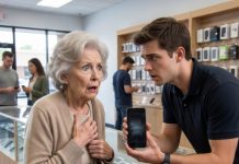 “I took my daughter-in-law’s phone in for repair. The technician, a family friend, pulled me aside and said, “cancel the cards, change the passwords, and leave right now.” Confused, I asked, “what happened?” he showed me the screen and… What i saw made my blood run cold…”