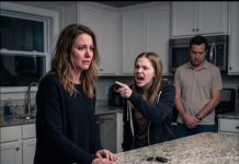 The night my husband’s daughter screamed, “You stole my dad from my real family—get out of our lives,” I finally stopped begging to be accepted. I packed one suitcase, left my wedding ring on the kitchen counter, and vanished before sunrise. But by morning, my husband found the envelope I left behind. Inside was one sentence that made his face go pale: “Ask your daughter what she did the night your ex-wife came back.”
