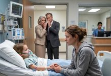 The night my daughter was fighting for her life in the ICU, I overheard my mother-in-law say, “If she dies, at least Garrett can finally start over.” I thought nothing could shock me more—until I discovered they were secretly filing court papers to take my child away while she was still lying in a hospital bed. When my husband looked me in the eye and said, “You were always temporary, Savannah,” something inside me changed forever. They thought I was broken, alone, and powerless. They had no idea I was quietly collecting every lie, every message, and every betrayal. And when the truth finally came out, nobody in that courtroom was prepared for what happened next.
