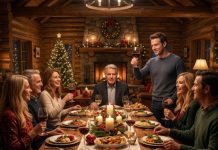 I raised my glass at Christmas dinner while my own son smiled and said, “Let’s hope this is Dad’s last Christmas in this house.” Everyone laughed. Even his wife. I didn’t react. I just smiled back and whispered, “For family.” But when I saw him again at 5 a.m. the next morning, loading my own truck, his face went pale—because he had no idea I had already signed away the version of this house he thought he owned.