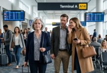I didn’t raise my voice when they humiliated me at the airport—I simply let them board their truth. Days later, when Ethan stared at the canceled contracts and Vanessa realized her lifestyle was built on my silence, their confidence shattered. “You ruined everything!” she cried. No, I replied softly. “You did that the moment you decided I didn’t belong.” And that was when they finally understood the cost of arrogance.