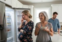 I was nine months pregnant when I opened the refrigerator and froze. The eight nourishing black silkie chickens my mother had spent two days preparing for me were gone. My mother-in-law shrugged and laughed, “I shared them with my friends. Your mom can cook more.” I didn’t argue. The next morning, I left one small object inside that refrigerator… and her terrified scream exposed everything.