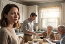 I saw my brother drop something into our parents’ breakfast. I stayed calm.. and switched the plates. Seconds later—when his wife took a bite.. her face went pale.