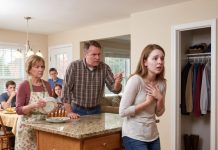 “Quit faking it,” my dad snapped as I struggled to breathe. My aunt said I was just trying to avoid cleaning up. But when the EMT checked my pulse, he shouted for a stretcher, and the room erupted in panic…