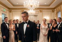 I was the joke of my sister’s $150,000 wedding until twenty Navy SEALs walked through the doors and saluted me in front of everyone. My sister’s smile disappeared. Her billionaire guests fell silent. Then a man near the stage whispered, “If that’s really him, this wedding is over.” I thought he was exaggerating. Five minutes later, federal agents arrived—and the nightmare had only begun.