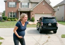 I was 39 weeks pregnant when my water broke in the driveway. I grabbed the car door and whispered, “Ethan, please… the baby is coming.” He looked at his phone, then at me, and said the words that shattered my marriage forever: “Call an Uber. The tickets are non-refundable.” Seconds later, he drove away and left me standing there alone. What happened next destroyed far more than his vacation—and he never saw it coming.