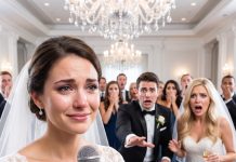 The moment my sister walked into my wedding wearing a white gown and veil, the entire church gasped. My mother grabbed my arm and whispered, “Victoria, don’t make a scene.” I smiled, swallowed every ounce of humiliation, and let everyone believe I had lost. What none of them knew was that inside my purse sat one tiny flash drive capable of destroying every lie they had built.