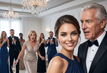 I thought surviving three years of humiliation from my stepfamily was the hardest thing I would ever do—until Madison pointed at my dress and laughed, “That fake designer gown is just as fake as your career.” The entire wedding crowd joined in, and I stood there alone. Then a calm voice cut through the room: “Actually, I designed that dress with her.” When Madison dropped her champagne glass, I realized everything was about to change.