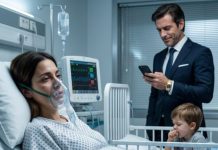 Estoy en la UCI, con oxígeno a las 32 semanas de embarazo, viendo a mi hijo Leo de tres años agonizar en la cuna junto a mí. Julian arranca el botón de llamada de enfermería, mira su Rolex y piensa en su fin de semana con su secretaria. “Si ese crío deja de respirar, es selección natural; esta noche merezco placer”, escupe. Sin pánico, firmo papeles: entrego control de su startup al mayor enemigo de Julian… y él aún no lo sabe.