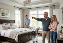 My father-in-law pointed at the door and said, “Get out of the master bedroom. My daughter deserves it more than you.” His daughter laughed. My husband stayed silent. None of them knew I had been secretly paying $5,300 every month to keep that house from being taken by the bank. So I smiled, grabbed my suitcase, and let them celebrate a victory they were about to regret.