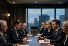 At the board meeting, my mother told me, “Sit quietly, Grace. This is beyond your depth.” Sam wore my father’s watch and laughed like he had inherited the world. Then the door opened. Chen walked in with a black folder, and every face at the table changed. “Forty-two percent founder equity,” he said. “And her name is in my files.” That was when Sam stopped smiling.