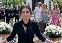I stood over two coffins while my parents lounged on a beach with my brother, calling my husband and daughter’s funeral ‘too trivial to attend.’ Then, just days later, they showed up at my door demanding $40,000. My mother snapped, ‘After everything we’ve done for you, you owe us.’ I looked them dead in the eye, opened the folder in my hands, and watched their faces drain of color. They had no idea what I’d discovered.