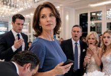 I arrived at the engagement dinner in a plain cotton dress, and my son’s wealthy in-laws looked me up and down. “So this is the poor mother?” his fiancée’s father laughed, ordering the waiter to seat me near the kitchen. I smiled and placed one call. Moments later, the manager rushed over, trembling. “Madam Chairwoman, your private dining room is ready.” Their faces collapsed when I fired him from the restaurant chain—and canceled their family’s billion-dollar contract.