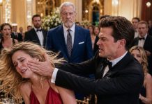 To back his mistress at a gala, my husband grabbed my hair and slapped me: “You’re nothing without me!” A tycoon burst in. His guards aimed g*ns at his head: “Touch my daughter? Let’s see if the Vances have enough bld to pay!”