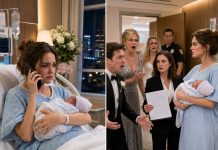 Six months after the divorce, my ex-husband suddenly called to invite me to his wedding. I replied, ‘I just gave birth. I’m not going anywhere.’ Half an hour later, he rushed to my hospital room in a panic…