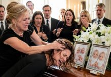 At my daughter’s wedding, my son-in-law demanded that I hand over the farm keys in front of two hundred guests. When I refused, he slapped me so hard I lost my balance. I walked outside and made a phone call… he was stunned when he saw who it was!