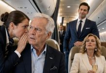 “DURING BOARDING, THE FLIGHT ATTENDANT WHISPERED TO ME, “PRETEND YOU’RE FEELING SICK AND LEAVE THE PLANE!” I THOUGHT IT WAS A JOKE, BUT THEN SHE CAME BACK AND SAID, “PLEASE, I BEG YOU!” 20 MINUTES LATER… – TRUE STORY -“