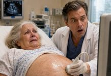 At age 66, Maria went to the gynecologist with a bag of diapers, claiming she was pregnant… but when the doctor saw the ultrasound images, he told her she had to have the fetus removed immediately.