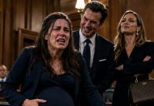 I sat in the witness stand, eight months pregnant and struggling to breathe as the contractions began. My husband leaned in, his mistress smirking beside him, and hissed, “You’re pathetic and broke, so enjoy starving on the streets once I strip you of everything.” I simply smiled, pulled a folder from my bag, and whispered, “The offshore accounts you thought were hidden have been in my name for three years.”