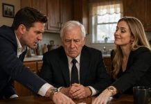 “WHEN MY WIFE PASSED AWAY, HER WEALTHY BOSS CALLED ME AND SAID: ‘I FOUND SOMETHING. COME TO MY OFFICE RIGHT NOW.’ THEN HE ADDED: ‘AND DON’T TELL YOUR SON OR YOUR DAUGHTER-IN-LAW. YOU COULD BE IN DANGER.’ WHEN I GOT THERE AND SAW WHO WAS STANDING… AT THE DOOR, I FROZE – TRUE STORY -“