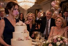 At my mother’s 60th birthday party, I walked in holding the cake I paid for—only to hear my sister laugh, “Oh look, the family wallet finally showed up.” My uncle clinked his glass and said, “To the child who gives the most but matters the least.” Even my mom just smiled and said, “Don’t make a scene—it’s my day.” So I set the cake down, quietly left the envelope with the venue—and walked out. An hour later, the lights went off, the music stopped, and the panic set in… But that was just step one.