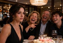 My family surprised me with a birthday dinner — but the cake said “Oops, still a disappointment.” Everyone laughed except me. I got up calmly, took my bag, and left. But not before whispering something to my uncle. Two weeks later, they were blowing up my phone in a panic because…