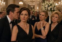 My husband leaned close in the glittering ballroom and whispered, “Don’t embarrass me. Just smile and stay quiet.” I was still holding the champagne glass when Vanessa smirked beside him, wearing the bracelet he swore was “for a client.” Then the room went silent. A four-star admiral stopped in front of me, saluted, and said, “Colonel Hayes, we’ve been waiting for your report.” Mark’s face turned white.