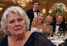 AT MY SON’S WEDDING, WHICH I PAID FOR ENTIRELY, HIS NEW WIFE INTRODUCED ME TO HER WEALTHY FAMILY: “THIS IS THE OLD FAT PIG WE HAVE TO PUT UP WITH.” THEY ALL LAUGHED… UNTIL HER FATHER RECOGNIZED ME AND WENT PALE: WAIT… WAIT… AREN’T YOU MY NEW BOSS? – TRUE STORY –