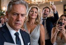 MY WIFE DIVORCED ME AT MY RETIREMENT PARTY WHILE MY KIDS CHEERED. I CALMLY SIGNED THE PAPERS AND WHISPERED “YOU HAVE NO IDEA WHAT YOU JUST DID…” 6 MONTHS LATER. – TRUE STORY –