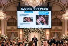 “I stood outside the bridal fitting room when I heard my fiancé laugh. ‘She’s just a temporary substitute. Save your congratulations for when I marry her instead.’ My heart shattered. Every promise, every kiss, every wedding plan suddenly felt like a cruel joke. I quietly wiped away my tears and smiled… because if he thought I was walking down that aisle as his backup plan, he had no idea what was waiting for him on our wedding day.”