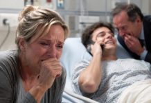 I had fifty million pesos in my pocket and only one thought—saving my dying son. But outside his hospital room, I heard him laugh into the phone: “If I pretend I’m getting worse, she’ll give me every last peso.” I quietly put away the winning ticket and called a lawyer. I thought I was exposing one cruel betrayal… until we discovered thirty-two other families had been trapped in the same deadly scheme.