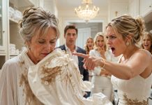 —«¡Maldita vieja! ¿Otra vez lavaste mi ropa blanca con la tuya? ¿Sabes cuánto cuesta este vestido? ¡Vale más que tu propia vida!». Sus gritos aún retumban en mis oídos mientras sostenía la prenda manchada. Bajé la cabeza, fingiendo soportarlo todo… porque nadie en esa casa imaginaba que aquella humillación sería la última. Lo que descubrí esa misma noche cambiaría nuestro destino para siempre.