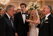 Five hundred guests watched as my father stood alone in his worn suit. My father-in-law raised his glass and sneered, “That’s not a father—that’s trash.” Then my fiancée laughed. Something inside me snapped. I grabbed the microphone. “The wedding is over.” The room went silent. Dad touched my shoulder and whispered, “Son… I hid the truth because I wanted you to choose love, not money. I’m a billionaire.” But his next confession changed everything.