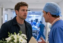 I arrived at the hospital carrying flowers, expecting to surprise my sister. Instead, a surgeon grabbed my arm. “She may not survive the night.” My blood ran cold. Then my phone lit up with a video—her husband laughing on our family yacht. I called him. “Where are you?” He smirked, “Why do you care?” I opened the documents in my bag and whispered, “Because in ten minutes, that yacht won’t be yours anymore.” Then the doctor returned…
