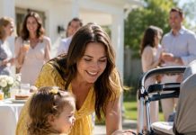 The moment my two-year-old daughter touched my cousin’s stroller, my sister-in-law threw boiling coffee into her face. “Get that little brat out of here!” she screamed, while my in-laws watched like Mia deserved it. I didn’t fight. I didn’t cry. I ran to the hospital, holding her yellow dress in my hands… not knowing a camera had already recorded the truth that would destroy them.