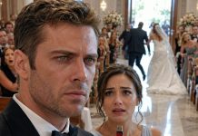 La iglesia quedó en silencio cuando mi novia escapó del altar del brazo de su amante. Todos esperaban verme destruido, pero me giré hacia su mejor amiga y pregunté: «¿Te casarías conmigo ahora mismo?». Ella palideció, miró la puerta por donde había huido la traidora y respondió: «Sí… pero antes debes saber por qué planeó todo esto». Entonces sacó de su bolso una prueba que podía arruinar a ambas familias.