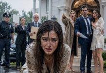 —¡Vete! ¡Lárgate de esta casa y llévate contigo esa maldición! —gritó mi suegra antes de arrojar la urna de mi padre al jardín. El cristal estalló. Sus cenizas se mezclaron con mi ropa, tirada bajo la lluvia. Caí de rodillas, sin poder respirar. —Acabas de cometer el peor error de tu vida —susurré. Ella se rio… hasta que vio quién acababa de bajar del coche negro.