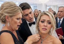 —Ese collar no te pertenece —siseó mi suegra, arrancándomelo del cuello delante de todos el día de mi boda. Era la joya que mi madre había diseñado exclusivamente para mí antes de morir. Cuando mi esposo murmuró: «Dáselo, no arruines la ceremonia», sentí que mi corazón se partía. Pero al abrir el broche, mi suegra descubrió una inscripción secreta… y palideció. Entonces comprendí que mi madre había previsto exactamente aquel momento.