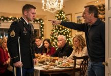 For ten years, I sent every military paycheck home, believing I was protecting my family. But at Christmas dinner, my father looked at my wounded leg and said, “You’re useless now. Get out.” I swallowed the pain and boarded the last bus to Grandpa’s farm. The moment he saw me, he grabbed my shoulders and whispered, “Your father never received that money.” Then he opened an old steel box—and what was inside destroyed everything I believed.