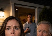 The room was full of balloons, laughter, and my daughter’s tiny voice singing along—until my father-in-law grabbed my wrist, his face white. “You have to leave here now.” I froze. “Why?” His hands shook. “Just go, please… before he starts the countdown.” I ran with my daughter seconds before the power went out. Then my husband’s message lit up my phone: “Where are you? You ruined everything.”