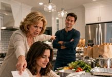 “Start cooking before 3 a.m. Fifty guests are coming,” my mother-in-law ordered, dropping the list into my lap. My husband smirked. “You wouldn’t dare embarrass this family.” I smiled and whispered, “Of course not.” But while they slept, I packed one suitcase and boarded a flight. Hours later, my phone exploded with calls. The kitchen was empty, the guests were furious—and then my husband discovered the note I had left behind…
