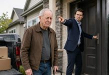 The day I lost my job, I stood at my son’s door with nowhere else to go. “Can I stay here for a while?” I asked. He laughed coldly. “You? You’re just a useless old man. Get out!” As the door slammed in my face, my phone buzzed with one message: $3,000,000 had just been deposited into my account. I wiped away my tears and made one decision—one that would soon bring him crawling back to me…