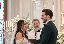 I laughed the moment the pastor said, “You may kiss the bride.” Across from me, Ethan laughed too—cold, beautiful, and dangerous—because we both believed we had won. He thought this marriage would give him my father’s empire. I thought it would give me the evidence to destroy him. But when he leaned close and whispered, “You have no idea who you just married,” my smile froze.