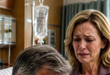 I sat beside the hospital bed, unable to look at Linda as tears slid down both our faces. “I should’ve told you the truth twenty years ago,” she whispered, clutching the old medical file. My hands shook when I saw my daughter’s name printed inside. “You let me hate her,” I said, my voice breaking. Linda fell to her knees and sobbed, “Because I was afraid you’d hate me more.” Then the door opened—and the past walked in.