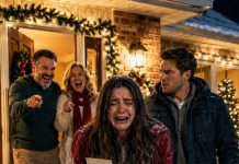 My parents threw my suitcase onto the frozen porch on Christmas Eve. “You’re not getting a single dollar from us,” my mother hissed, while my father locked the door behind her. I stood barefoot in the snow, clutching the only thing Grandpa had left me—an old Christmas card. Then I opened it and found the secret they had buried for years… and the proof that would make their greed cost them everything.