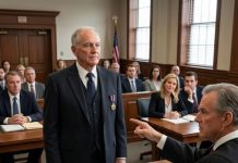 The judge looked at my Navy medal and coldly ordered, “Remove it. This courtroom is not a military ceremony.” My sister-in-law smiled, believing she had finally humiliated me. I said nothing. I simply placed the medal on the table and waited. Seconds later, the judge’s expression changed when my evidence was revealed… because the man they underestimated was the one holding the truth.