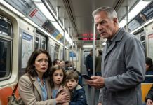 I was clutching my two kids on a crowded subway when Dad suddenly appeared. His eyes dropped to our worn bags. “Why aren’t you driving the car I gave you?” he asked. My voice shook. “Mark and his sisters took it. They said if I called the police, I’d never see my children again.” Dad’s face went cold. He pulled out his phone and whispered, “Don’t worry.” By midnight, they were the ones begging me to answer.