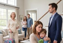 My mother-in-law smiled as she zipped my five-year-old son’s suitcase and whispered, “He deserves a real family—not you.” She thought my husband would stay silent like always. Instead, he looked her straight in the eyes and calmly said, “Thank you… you just gave me everything I needed.” Less than twenty-four hours later, detectives were knocking on her door, and the family she tried to destroy watched her entire world fall apart. But that was only the beginning.
