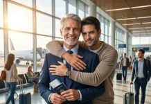 I was one step away from boarding the plane when a stranger grabbed my arm. “Don’t get on that flight,” he whispered. “I just heard your son say, ‘Once my father lands, everything becomes mine.'” My heart stopped. The son I trusted with my life had already planned my funeral. But what he didn’t know was that I had spent my entire career preparing for betrayal—and this time, I was ready. He thought I was the victim. He was about to become the target.