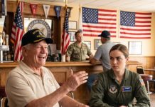 My father laughed in front of everyone when I told him I wasn’t just a flight simulator instructor. “You fly the real thing? Prove it. What’s your call sign?” he mocked. I looked at him calmly and answered, “Shadow Watch.” His Navy SEAL friend dropped his glass, his face turning pale. “Impossible… do you know who she is?” That was the moment Dad realized he had threatened the wrong daughter.